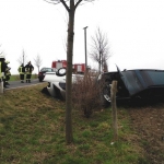 Unfall neben Damitzow - 16.03.2015